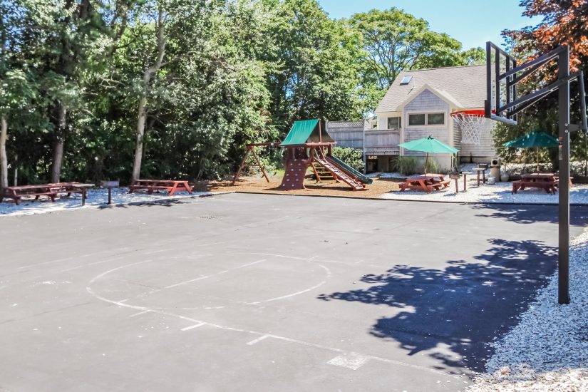 Photo of playground and basketball court